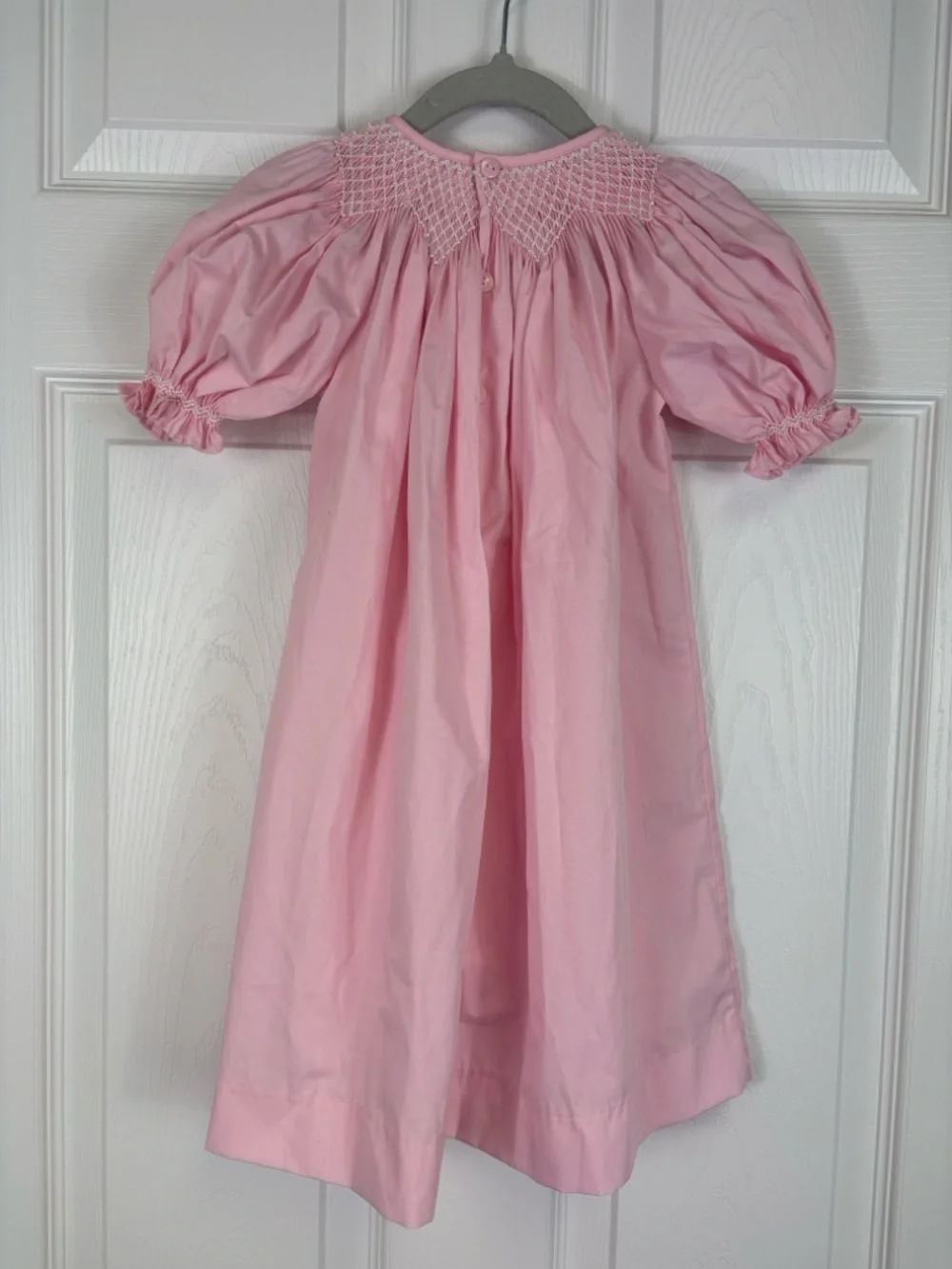 NWT Mom & Me pink smocked dress sz 18 months